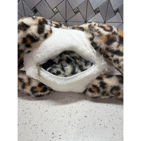 Rare MorisMos Cheetah Leopard Cat 19” Plush w two 6” Kittens stuffed animal - Picture 9 of 9